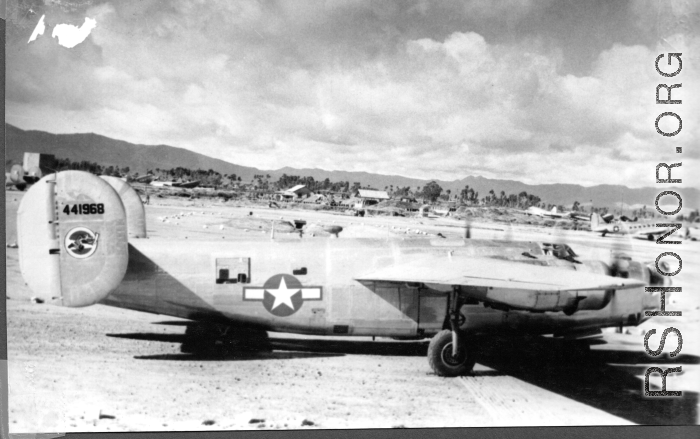 24th Mapping Squadron F-7A, #441968, in China, likely at Chanyi (Zhanyi).
