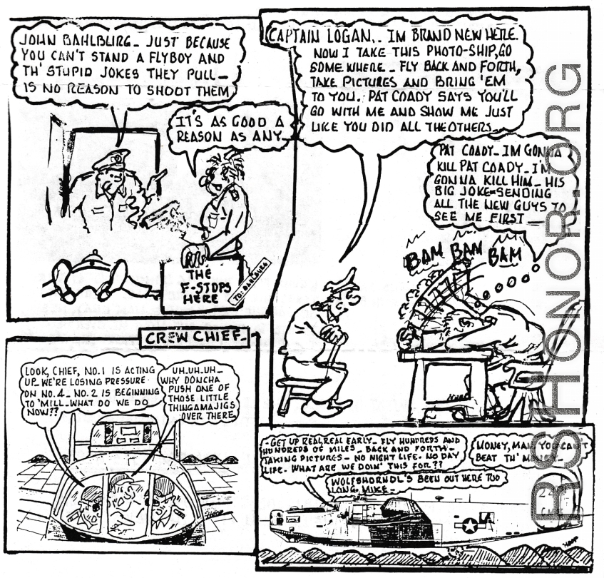 24th Mapping Squadron comic.