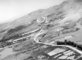 Bombing of small road bridge in either SW China (esp. Guangxi), or Burma, or French Indochina during WWII.