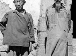 Local people in China: Poor rural men near Yunnan.