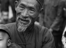 A Chinese elder and child in SW China during WWII.