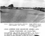This is the former Fourteenth Air Force base at Liuchow as Americans accompanying the Chinese Ground forces found it upon their arrival, after the Japanese had evacuated it.