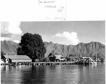 An idyllic resort on Nagin Lake in Kashmir, India, during WWII.  Photo from John Bondurant.