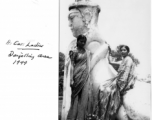 High-caste ladies in Darjeeling, India, area in 1944.  In the CBI during WWII.