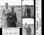 "A Chinese man with Tony and Herbst" In Yunnan during WWII