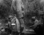 Local ethnic minority woman in Yunnan, China (or Burma) during WWII.