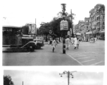 Bustling streets in India during WWII.