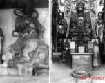 Buddhist statues in China during WWII.