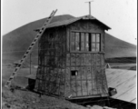 Control tower at a US air base in the CBI during WWII. 