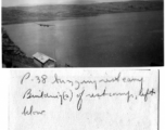 P-38 buzzing Camp Schiel, March 1945.