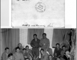 GIs at partying in Hostel #3, Tiger Den, Kunming, China, October 31, 1944.
